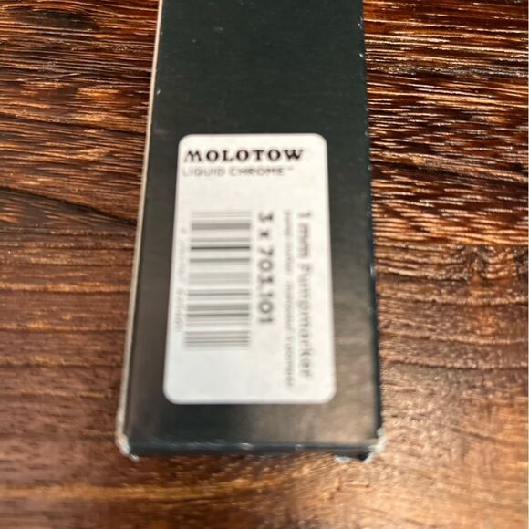 Molotow Liquid Chrome Marker, 1 mm, with Special Ink Mirror Effect. 3 pack. NIB! - Picture 12 of 16